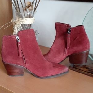 Sam Edelman Welles NWOT Booties Red  6